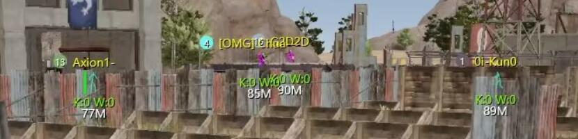 绝地求生WO辅助人物透视效果图2